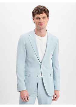 Strellson Męska kurtka modułowa - Alzer3 Mężczyźni Slim Fit jasnoniebieski jednolity ze sklepu vangraaf w kategorii Marynarki męskie - zdjęcie 181919675