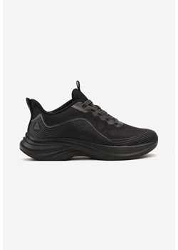 Czarne Buty Sportowe Sneakersy Ozdobione Tłoczonym Wzorem Axevia ze sklepu born2be.pl w kategorii Buty sportowe męskie - zdjęcie 181922739