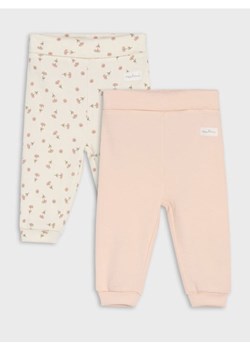 Sinsay - Spodnie z odwijanymi mankietami 2 pack - kremowy ze sklepu Sinsay w kategorii Odzież dla niemowląt - zdjęcie 181929278