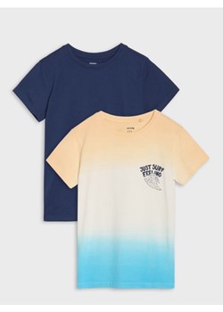 Sinsay - Koszulki 2 pack - kremowy ze sklepu Sinsay w kategorii T-shirty chłopięce - zdjęcie 181929396