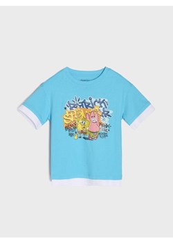 Sinsay - Koszulka SpongeBob - turkusowy ze sklepu Sinsay w kategorii T-shirty chłopięce - zdjęcie 181929457