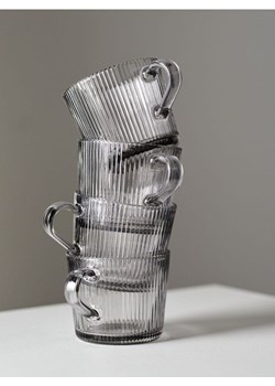 Sinsay - Kubki z ryflowanymi ściankami 4 pack - szary ze sklepu Sinsay w kategorii Szklanki - zdjęcie 181929526