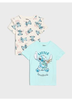 Sinsay - Koszulki 2 pack Stitch - błękitny ze sklepu Sinsay w kategorii T-shirty chłopięce - zdjęcie 181929809