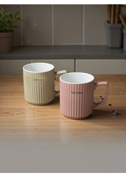 Sinsay - Kubki w dwóch róznych kolorach 2 pack - zielony ze sklepu Sinsay w kategorii Kubki - zdjęcie 181930039