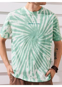 Sinsay - Koszulka tie dye - biały ze sklepu Sinsay w kategorii T-shirty męskie - zdjęcie 181930095