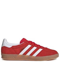 Buty adidas Gazelle Indoor JI2063 - czerwone ze sklepu streetstyle24.pl w kategorii Buty sportowe męskie - zdjęcie 181930306