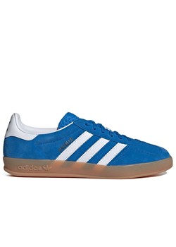 Buty adidas Gazelle Indoor JI2061 - niebieskie ze sklepu streetstyle24.pl w kategorii Buty sportowe męskie - zdjęcie 181930318