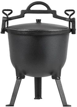 Kociołek żeliwny do gotowania 10L F5-G67 ze sklepu Edinos.pl w kategorii Ogród i taras - zdjęcie 181930567