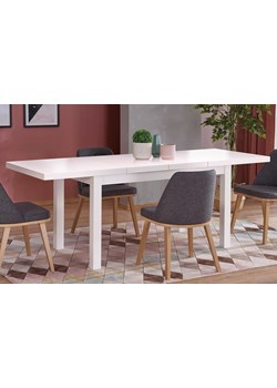 Minimalistyczny biały rozkładany stół - Saofo 2X ze sklepu Edinos.pl w kategorii Stoły - zdjęcie 181930596