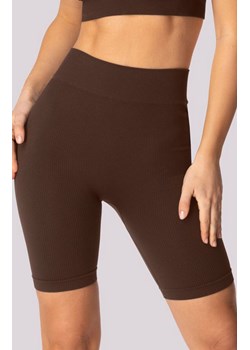 Mona kolarki damskie w kolorze caffe Ribbed, Kolor caffe, Rozmiar S/M, Mona ze sklepu Intymna w kategorii Szorty - zdjęcie 181932067