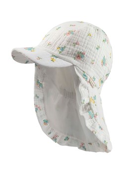 Sterntaler Czapka w kolorze białym z osłoną karku ze sklepu Limango Polska w kategorii Czapki dziecięce - zdjęcie 181933205