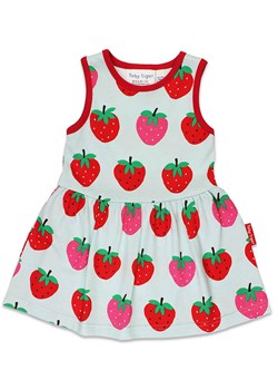 Toby Tiger Sukienka &quot;Strawberry&quot; w kolorze biało-czerwonym ze sklepu Limango Polska w kategorii Sukienki dziewczęce - zdjęcie 181933566