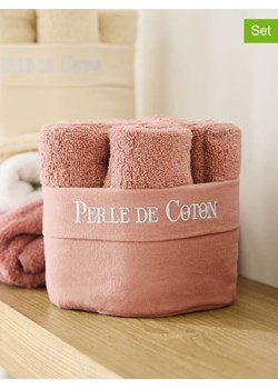 Soft by Perle de Coton Ręczniki (6 szt.) w kolorze koralowym dla gości ze sklepu Limango Polska w kategorii Ręczniki - zdjęcie 181933627