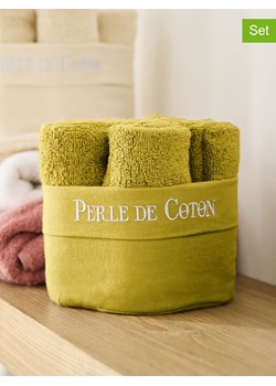 Soft by Perle de Coton Ręczniki (6 szt.) w kolorze oliwkowym dla gości ze sklepu Limango Polska w kategorii Ręczniki - zdjęcie 181933629