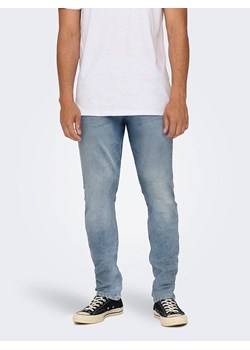 ONLY &amp; SONS Dżinsy - Slim fit - w kolorze błękitnym ze sklepu Limango Polska w kategorii Jeansy męskie - zdjęcie 181933637