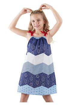 Denokids Sukienka w kolorze niebiesko-błękitnym ze sklepu Limango Polska w kategorii Sukienki dziewczęce - zdjęcie 181933958