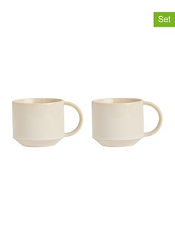 OYOY living design Filiżanki (2 szt.) "Yuka" w kolorze kremowym - 8 x 7,5 x 11 cm ze sklepu Limango Polska w kategorii Dzbanki i zaparzacze - zdjęcie 181934176
