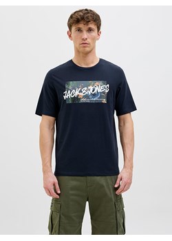 Jack &amp; Jones Koszulka &quot;Hawaii&quot; w kolorze granatowym ze sklepu Limango Polska w kategorii T-shirty męskie - zdjęcie 181935857