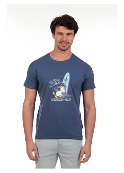 The Time of Bocha Koszulka w kolorze niebieskim ze sklepu Limango Polska w kategorii T-shirty męskie - zdjęcie 181936028