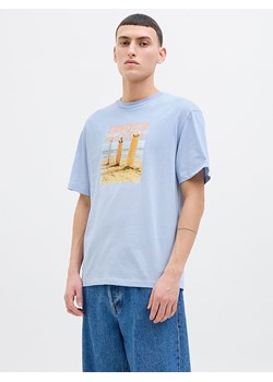 Jack &amp; Jones Koszulka &quot;Porto&quot; w kolorze błękitnym ze sklepu Limango Polska w kategorii T-shirty męskie - zdjęcie 181936499