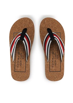 Tommy Hilfiger Japonki Cork Beach Sandal FM0FM04475 Kolorowy ze sklepu MODIVO w kategorii Klapki męskie - zdjęcie 181939515