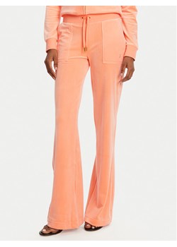 Juicy Couture Spodnie dresowe Layla JCSEBJ001 Pomarańczowy Flared Leg ze sklepu MODIVO w kategorii Spodnie damskie - zdjęcie 181939528
