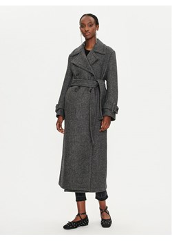 PINKO Płaszcz wełniany Calice 104041 A23R I75 Szary Regular Fit ze sklepu MODIVO w kategorii Płaszcze damskie - zdjęcie 181939678