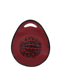 bordowa torebka damska skórzana  z funkcją plecaka Poly ze sklepu Słoń Torbalski w kategorii Torby Shopper bag - zdjęcie 181940036