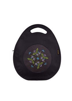 czarna torebka damska skórzana  z funkcją plecaka  Jagoda ze sklepu Słoń Torbalski w kategorii Torby Shopper bag - zdjęcie 181940357