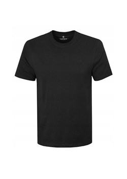 Koszulka Męska (T-Shirt) - Pako Jeans - Czarna, Dekolt U-Neck (Okrągły) TSPJNStopCZ ze sklepu JegoSzafa.pl w kategorii T-shirty męskie - zdjęcie 181940449