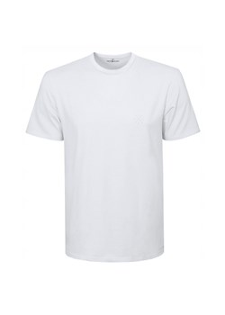 Koszulka Męska (T-Shirt) - Pako Jeans - Domieszka Elastanu, Biała TSPJNSvoltBI ze sklepu JegoSzafa.pl w kategorii T-shirty męskie - zdjęcie 181940455