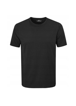 Koszulka Męska (T-Shirt) - Pako Jeans - Domieszka Elastanu, Czarna TSPJNSvoltCZ ze sklepu JegoSzafa.pl w kategorii T-shirty męskie - zdjęcie 181940457