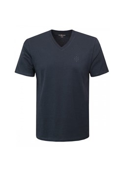 Koszulka Męska (T-Shirt) - Pako Jeans - Granatowa, Dekolt V-Neck (Serek) TSPJNSrickGR ze sklepu JegoSzafa.pl w kategorii T-shirty męskie - zdjęcie 181940469