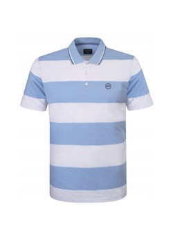 Koszulka Polo - Męska - Pako Jeans - Biało-Niebieskie Pasy TSPJNSpoloACTInb ze sklepu JegoSzafa.pl w kategorii T-shirty męskie - zdjęcie 181940505
