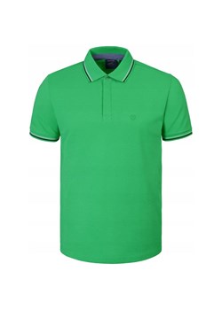 Koszulka Polo - Męska - Pako Jeans - Zielona, Kryte Guziki TSPJNSpoloCOPPERzi ze sklepu JegoSzafa.pl w kategorii T-shirty męskie - zdjęcie 181940549
