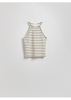 Reserved - Top z dekoltem halter - wielobarwny ze sklepu Reserved w kategorii Bluzki damskie - zdjęcie 181941046