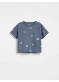 Reserved - T-shirt z nadrukiem - ciemnoszary ze sklepu Reserved w kategorii T-shirty chłopięce - zdjęcie 181941148