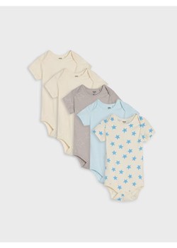 Sinsay - Body 5 pack - kremowy ze sklepu Sinsay w kategorii Body damskie - zdjęcie 181942367
