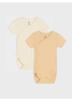 Sinsay - Body 2 pack - beżowy ze sklepu Sinsay w kategorii Odzież dla niemowląt - zdjęcie 181942368