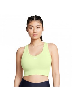Biustonosz treningowy Under Armour Vanish Seamless Mid Bra - zielony ze sklepu Sportstylestory.com w kategorii Biustonosze - zdjęcie 181943619