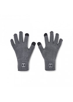 Męskie rękawiczki zimowe Under Armour UA Halftime Gloves - szare ze sklepu Sportstylestory.com w kategorii Rękawiczki męskie - zdjęcie 181943699