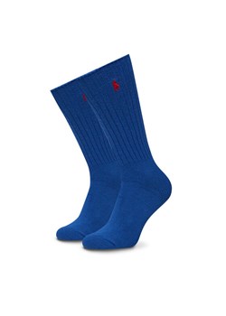 Skarpety wysokie unisex Polo Ralph Lauren 449915908036 Niebieski ze sklepu eobuwie.pl w kategorii Skarpetki męskie - zdjęcie 181944377