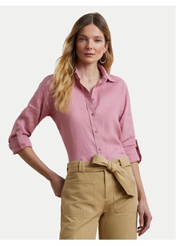 LAUREN RALPH LAUREN Koszula 200782777067 Różowy Relaxed Fit ze sklepu MODIVO w kategorii Koszule damskie - zdjęcie 181945395