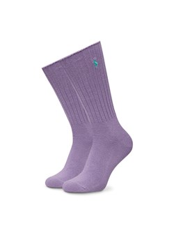 Polo Ralph Lauren Skarpety wysokie unisex 449915908044 Fioletowy ze sklepu MODIVO w kategorii Skarpetki damskie - zdjęcie 181945439