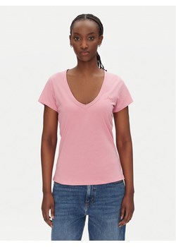 BOSS T-Shirt C_Eslane_4 50540432 Różowy Slim Fit ze sklepu MODIVO w kategorii Bluzki damskie - zdjęcie 181945448