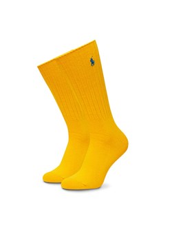 Polo Ralph Lauren Skarpety wysokie unisex 449915908040 Żółty ze sklepu MODIVO w kategorii Skarpetki damskie - zdjęcie 181945518