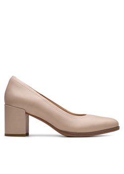 Clarks Półbuty Freva 55 26181336 Beżowy ze sklepu MODIVO w kategorii Czółenka - zdjęcie 181945539