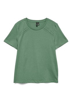 Vero Moda Koszulka w kolorze zielonym ze sklepu Limango Polska w kategorii Bluzki damskie - zdjęcie 181949569