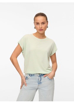Vero Moda Koszulka w kolorze zielonym ze sklepu Limango Polska w kategorii Bluzki damskie - zdjęcie 181949658