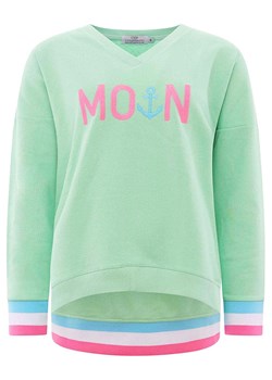 Zwillingsherz Bluza &quot;MoinZH&quot; w kolorze różowo-miętowym ze sklepu Limango Polska w kategorii Bluzy damskie - zdjęcie 181949806